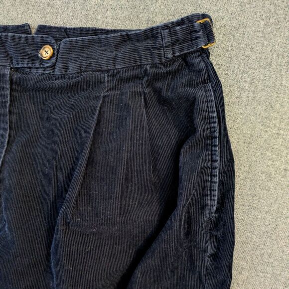 F. by Façonnable Corduroy Pants Women's 14 Vintage High Waist Academia Preppy - Picture 6 of 7